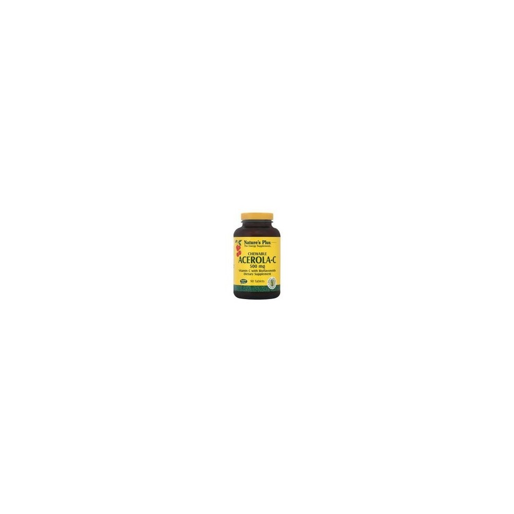 Nature's Plus Acerola-C Complex 500 mg 90 chewable tabs Nature's Plus Acerola-C Complex 500 mg 90 chewable tabs
