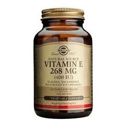 Solgar Vitamin E Natural 400 IU 50 softgels