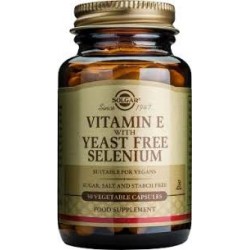 Solgar Vitamin E with yeast free Selenium 100 veg.caps