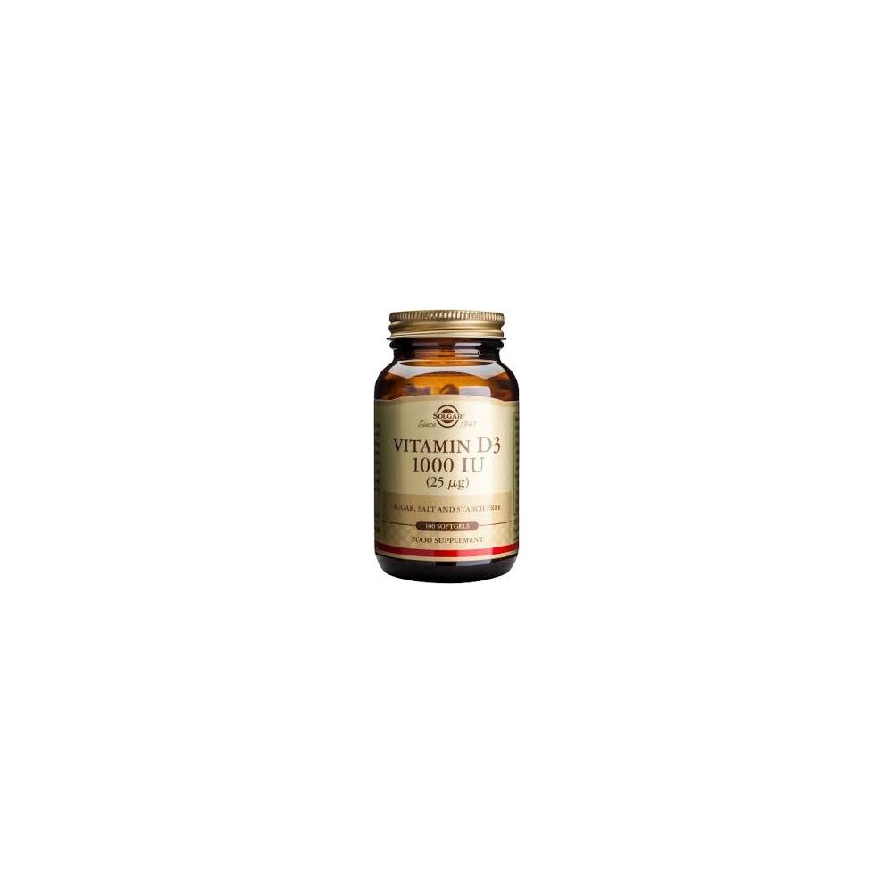 Solgar Vitamin D3 1000 IU 100 softgels