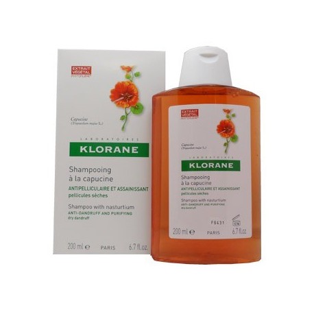 Klorane Shampoo Capucine Σαμπουαν με Καπουτσίνο Κατά Της Πιτυρίδας 200ml