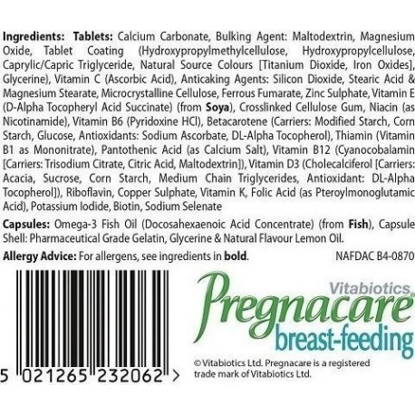 Vitabiotics - Pregnacare Breast-Feeding 56 tabs+28 caps