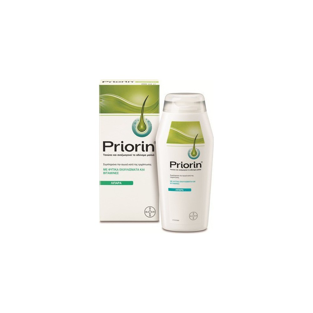 PRIORIN - Shampoo (Oily hair) for hair loss, 200ml