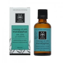 APIVITA - EUCALYPTUS Massage Oil for the Winter with eucalyptus & rosemary 50ml