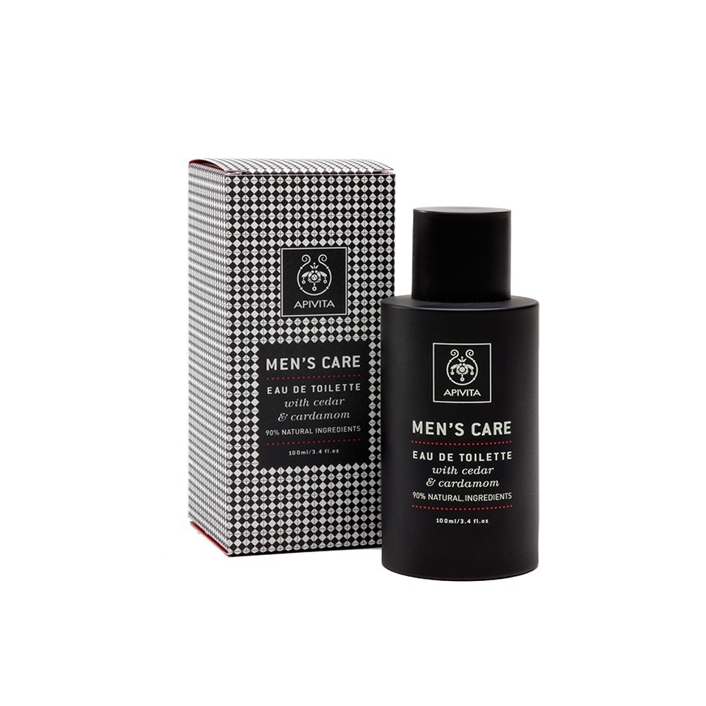APIVITA - MENS CARE Eau de Toilette with cardamom & cedar 100ml APIVITA - MENS CARE Eau de Toilette with cardamom & cedar 100ml