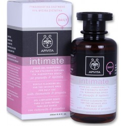 Apivita Intimate Daily Απαλό Gel Καθαρισμού για την Ευαίσθητη Περιοχή με Χαμομήλι & Πρόπολη 200ml