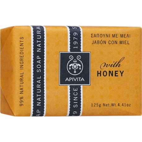 Apivita Natural Soap με Μέλι 125gr