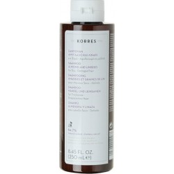 KORRES - ALMOND & LINSEED SHAMPOO  For dry/damaged hair, 250ML