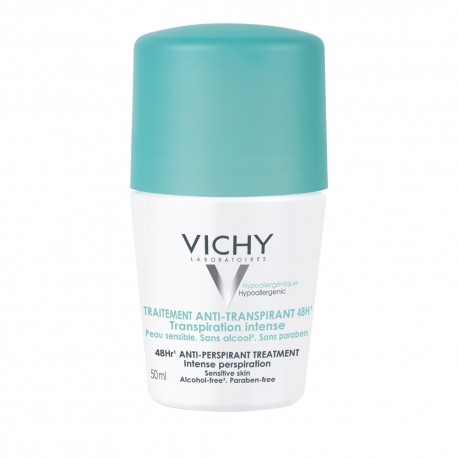 Vichy Deodorant Αποσμητικό Roll-On 48h για Έντονη Εφίδρωση 50ml