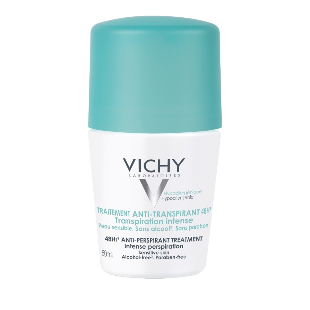 Vichy Deodorant Αποσμητικό Roll-On 48h για Έντονη Εφίδρωση 50ml