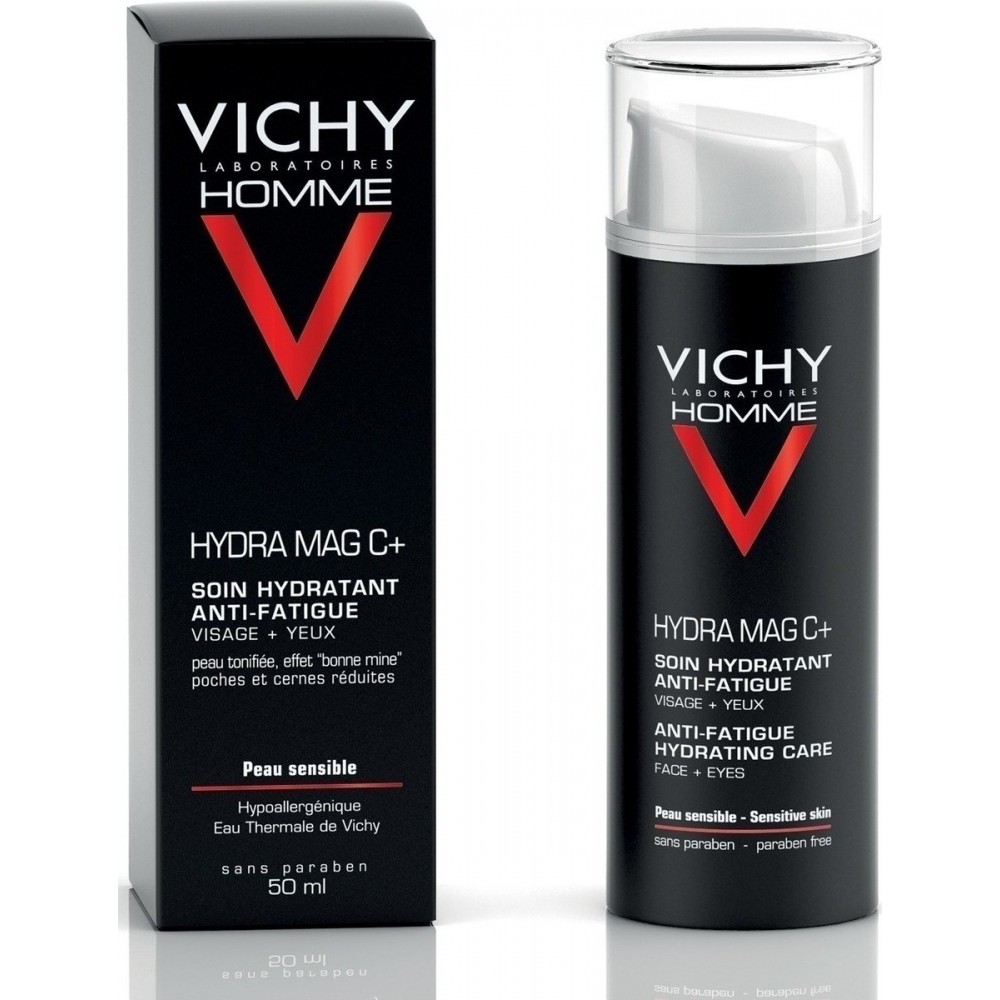 Vichy Homme Hydra Mag C+ Ανδρική Κρέμα Προσώπου για Ευαίσθητες Επιδερμίδες 50ml