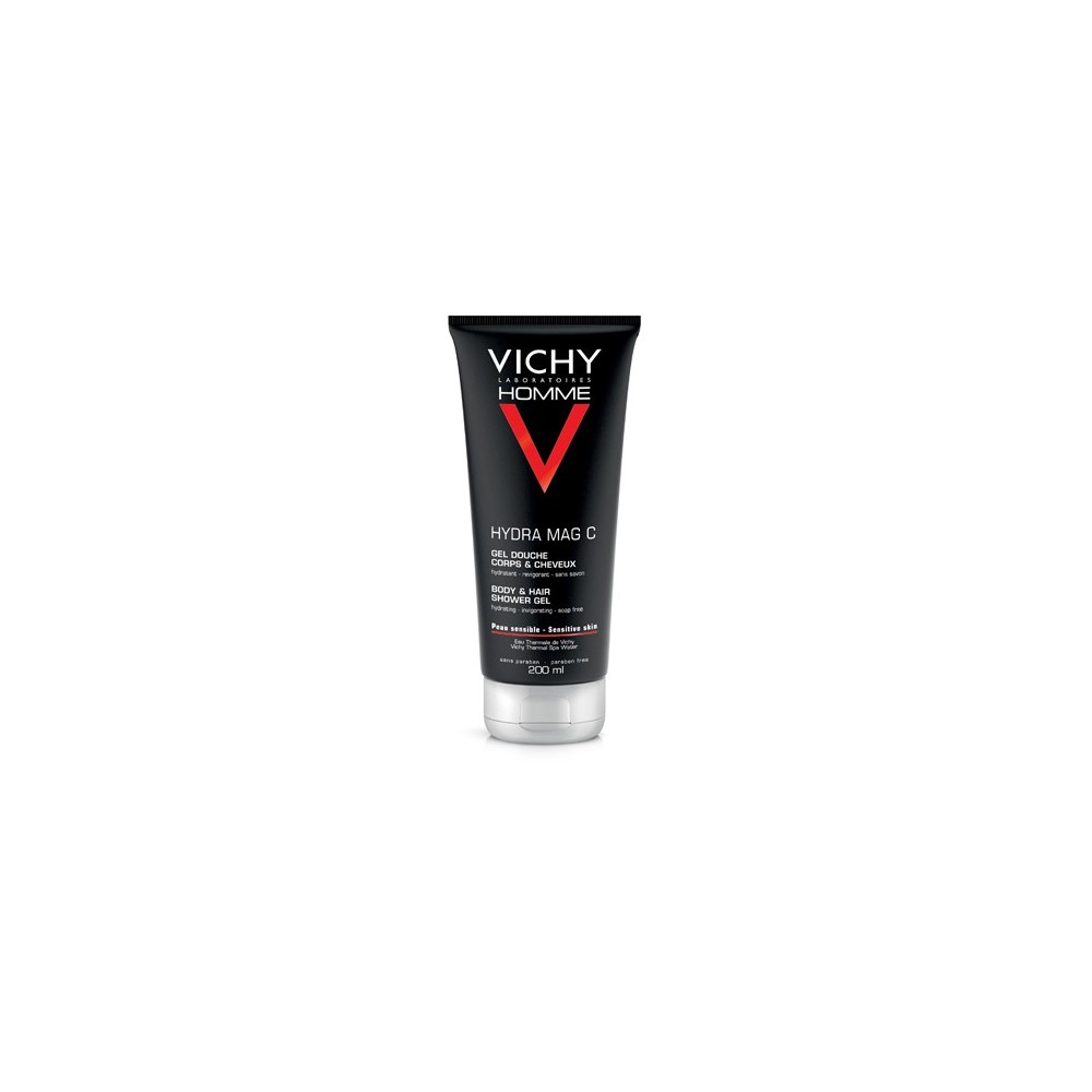 Vichy Homme Hydra Gel Douche Mag C Αντρικό Αφρόλουτρο για Σώμα & Μαλλιά 200ml