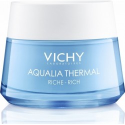 Vichy Aqualia Thermal Rich Κρέμα Ημέρας Εντατικής Ενυδάτωσης Πλούσιας Υφής για Ξηρές - Πολύ Ξηρές Επιδερμίδες 50ml