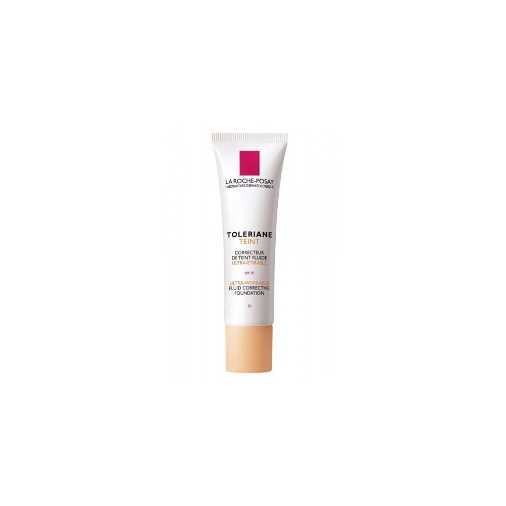 LA ROCHE-POSAY - TOLERIANE TEINT FLUIDE Ultra-workable fluid corrective foundation, 30ml tube - No10 Ivoire