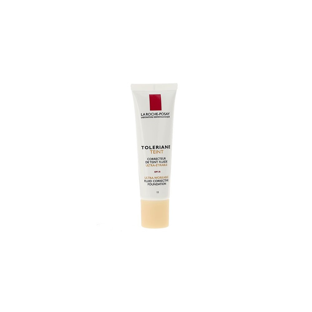 LA ROCHE-POSAY - TOLERIANE TEINT FLUIDE Ultra-workable fluid corrective foundation, 30ml tube - No11 Beige claire