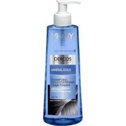 VICHY DERCOS MINERAL SOFT SHAMPOO FOR DAILY USE For all hair types, from normal to lightly damaged.