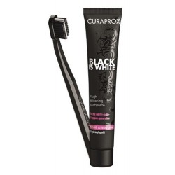 Curaden Curaprox Black Is White Μαύρη Οδοντόκρεμα με Ενεργό Άνθρακα 90ml