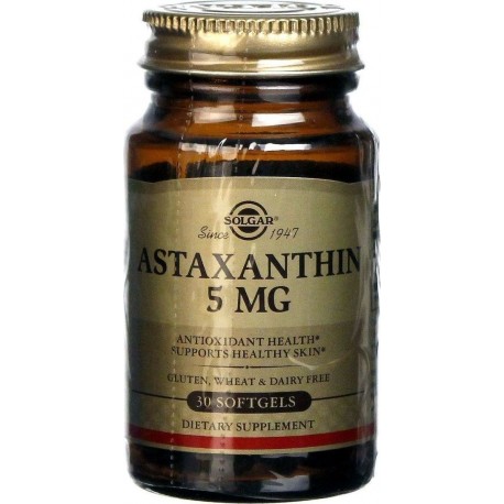 Solgar Astaxanthin 5 mg 30 softgels