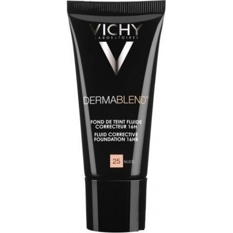 VICHY DERMABLEND CORRECTIVE FOUNDATION Corrects minor to moderate skin imperfections. Available in 5 shades. - NUDE