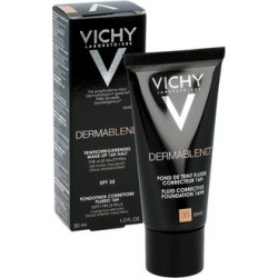 VICHY DERMABLEND CORRECTIVE FOUNDATION Corrects minor to moderate skin imperfections. Available in 5 shades. - SAND