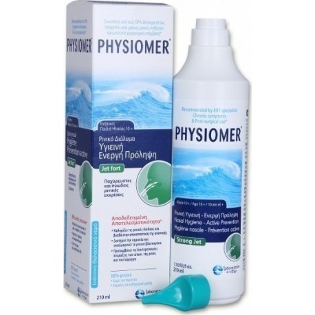 PHYSIOMER - FORT for children under 10 + - ADULTS, 210ml