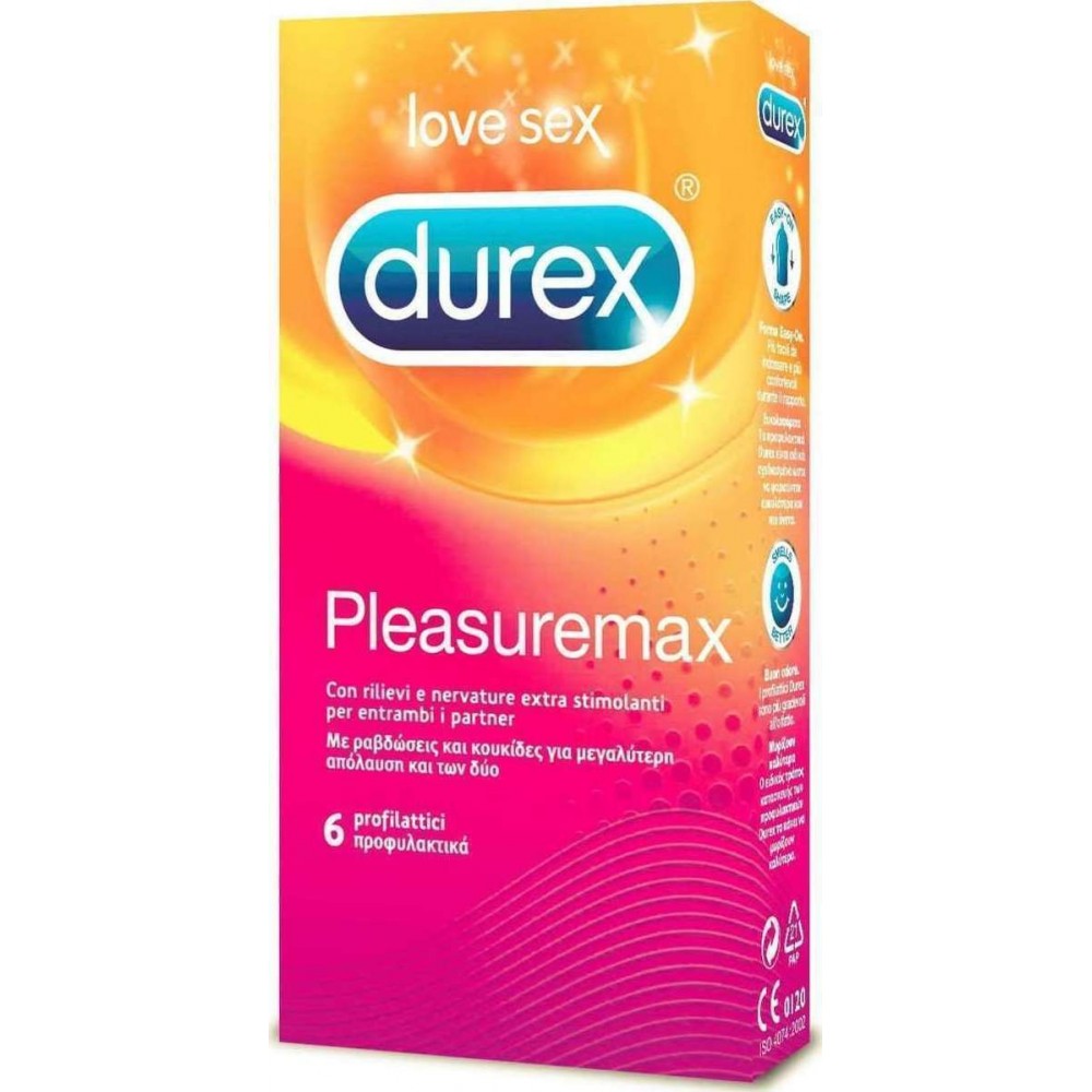 Durex - Pleasuremax 6 τεμ.