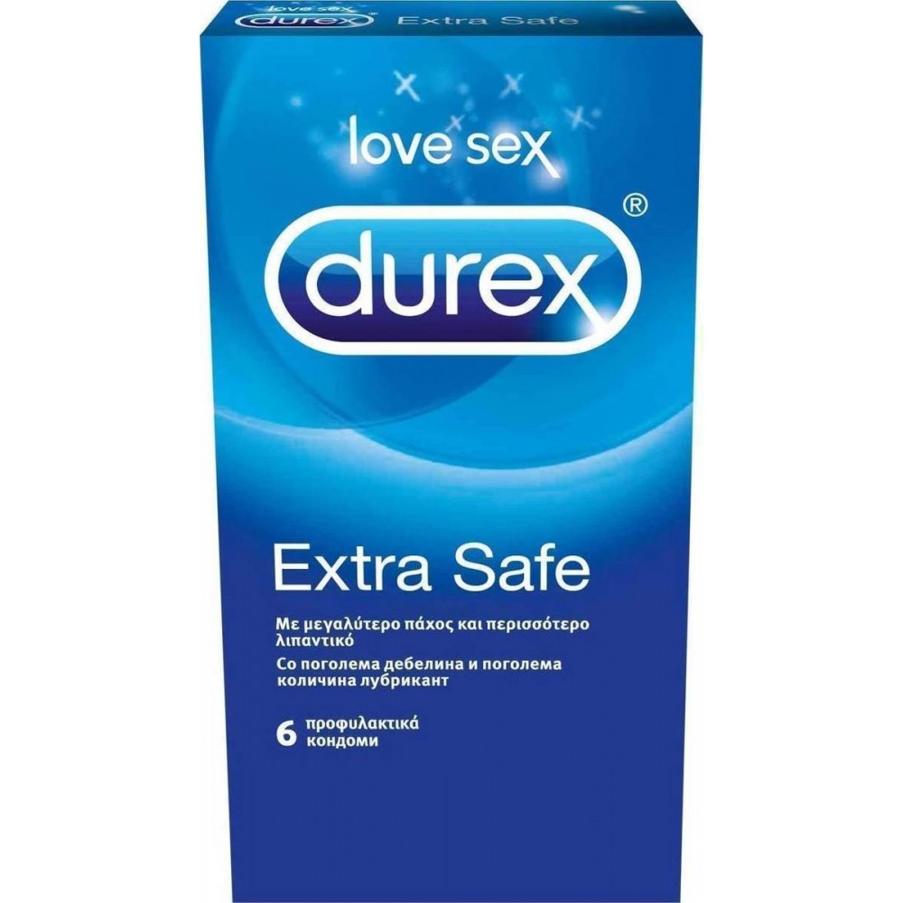 Durex - Extra Safe, 6 τεμ.