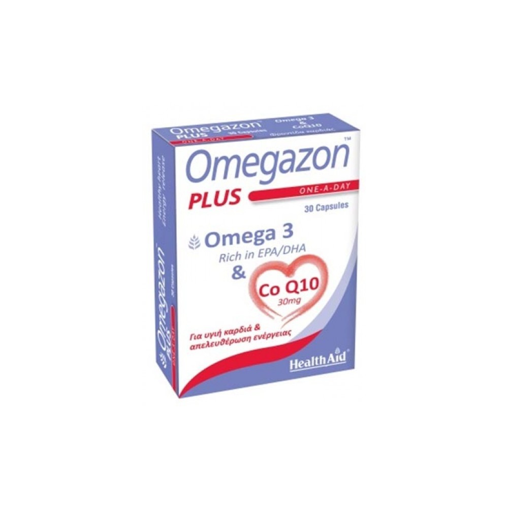 HEALTH AID - OMEGAZON PLUS (Omega 3 & Co Q10) 30caps