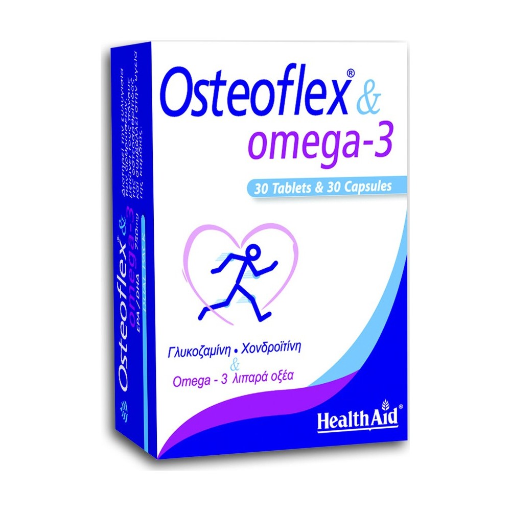 HEALTH AID Osteoflex & Omega 3 30Tabs+30Caps