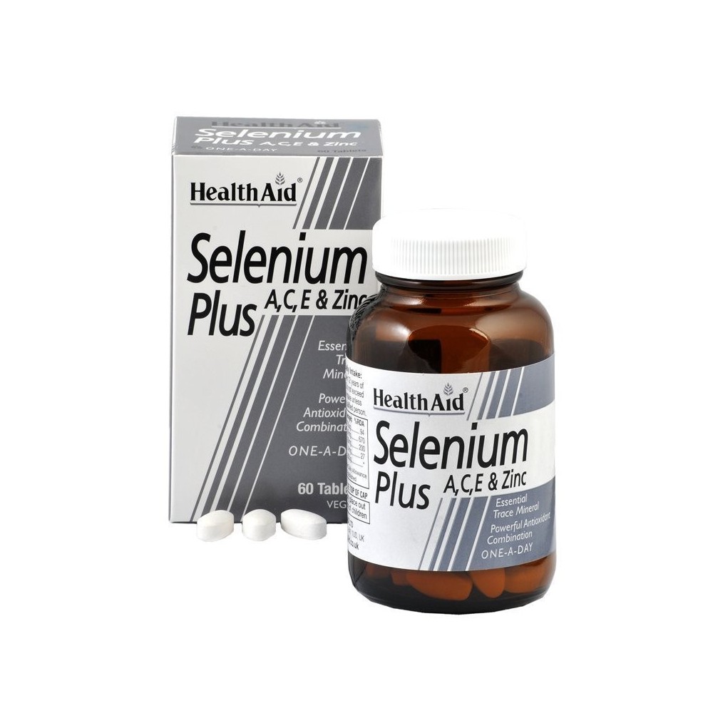 HEALTH AID - Selenium Plus, 60 TABS