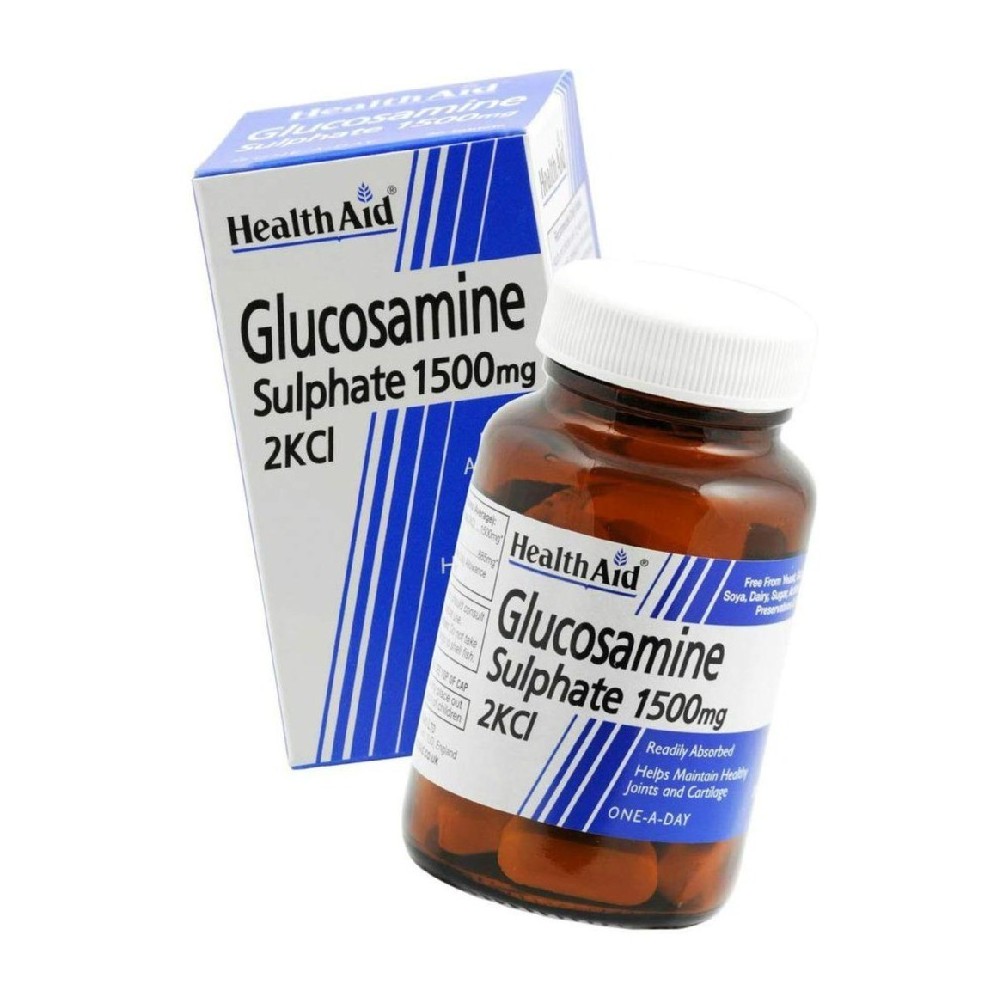 HEALTH AID - GLUCOSAMINE Sulphate 2Kcl 1.5gr, 30 tabs