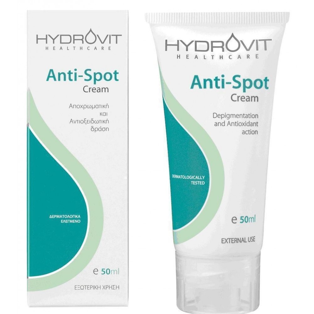 HYDROVIT Anti-Spot Cream Κρέμα με αποχρωματική και αντιοξειδωτική δράση, 50ml