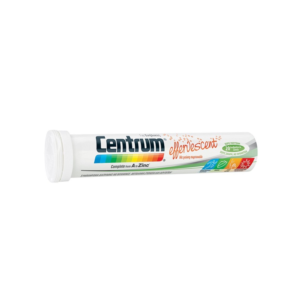 PFIZER - Centrum A To Zinc Effervescent Tablets, 20 tablets