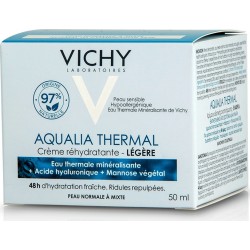 VICHY AQUALIA THERMAL DYNAMIC LEGERE Κρέμα Ημέρας Δυναμικής Ενυδάτωσης Ματ αποτέλεσμα με Λεπτόρρευστη Υφή 50ml