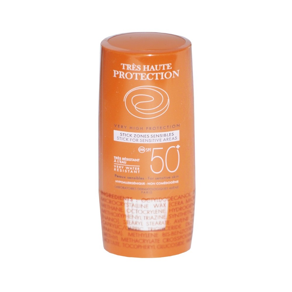 AVENE SUN STICK FOR SENSITIVE SKIN ZONES, SPF 50+, 8gr