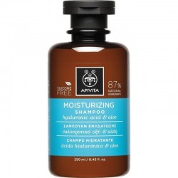 Apivita Moisturizing Σαμπουάν Ενυδάτωσης με Υαλουρονικό Οξύ & Αλόη 250ml