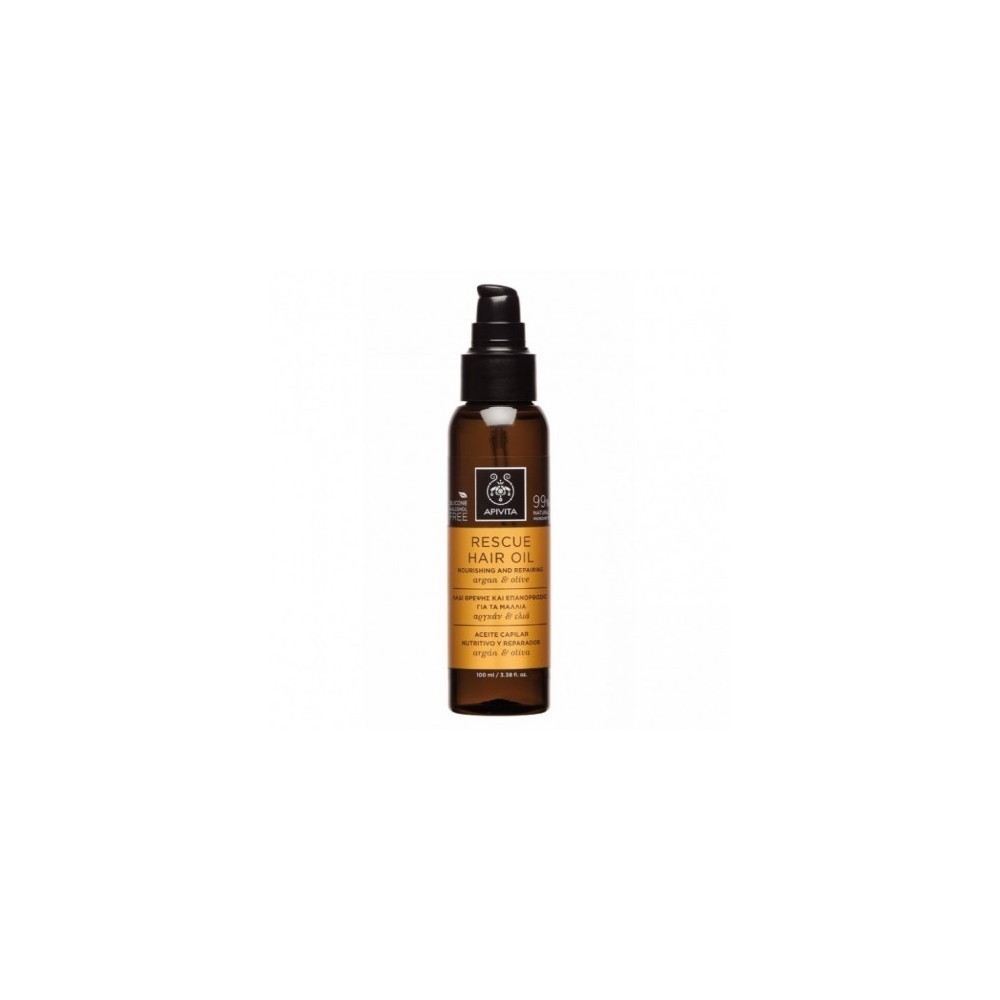 Apivita Rescue Hair Oil Argan & Olive 100ml