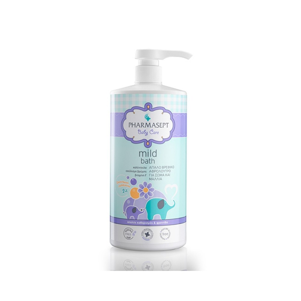 Pharmasept Tol Velvet Mild Bath Βρεφικό & Παιδικό Αφρόλουτρο για Σώμα & Μαλλιά 1Lt Pharmasept Tol Velvet Mild Bath Βρεφικό & Παιδικό Αφρόλουτρο για Σώμα & Μαλλιά 1Lt