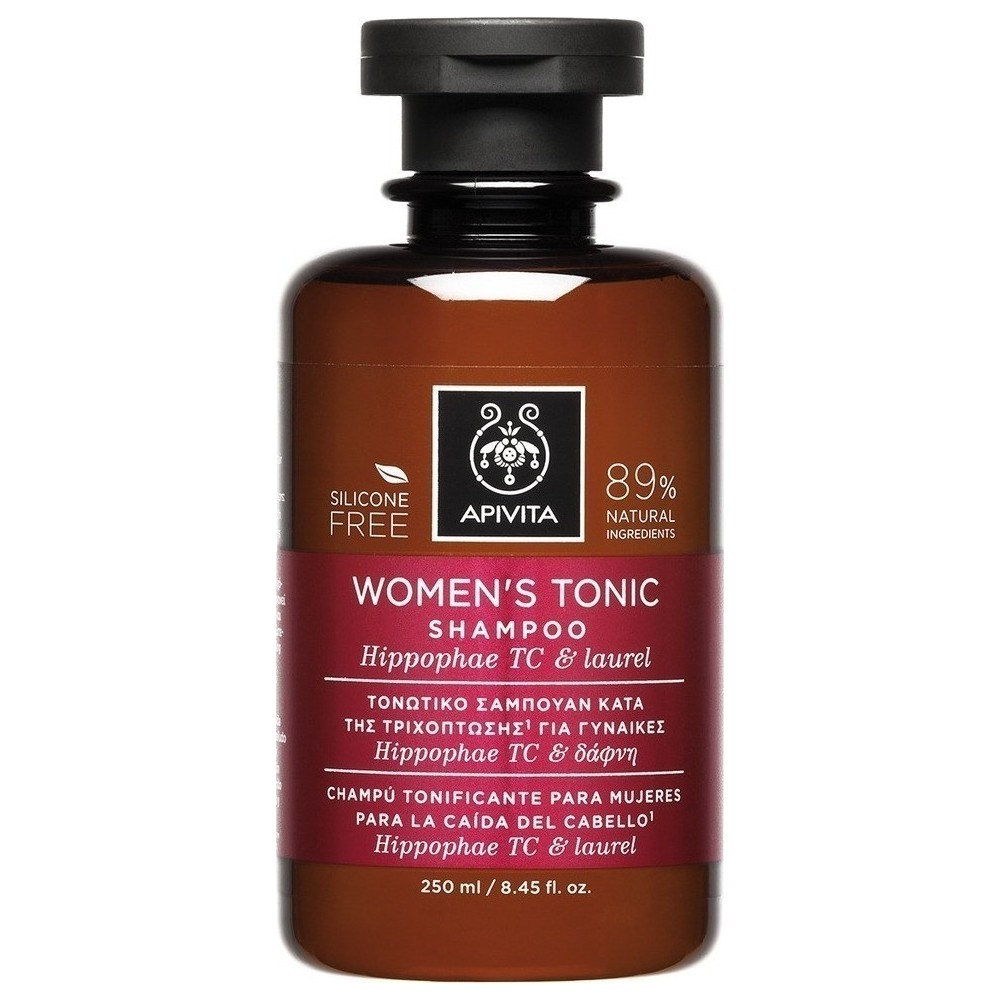 Apivita Women's Tonic Σαμπουάν κατά της Γυναικείας Τριχόπτωσης Hippophae TC & Δάφνη 250ml