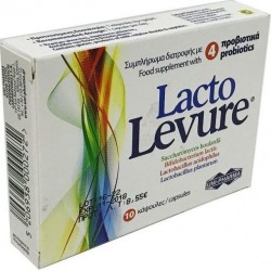 Uni-Pharma Lacto Levure με 4 Προβιοτικά 10caps