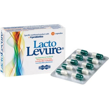 Uni-Pharma Lacto Levure με 4 Προβιοτικά 10caps