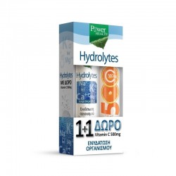 Power Health Hydrolytes + Vitamin C 500mg 2 x 20 αναβράζοντα δισκία