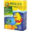 Moller's Omega 3 για Παιδιά 36 ζελεδάκια Πορτοκάλι Λεμόνι