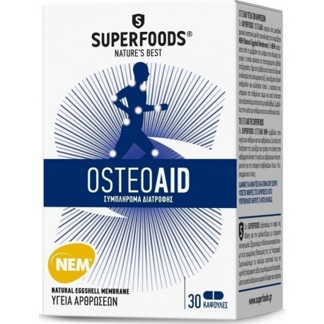 Superfoods Osteoaid για υγιείς αρθρώσεις, 30 caps