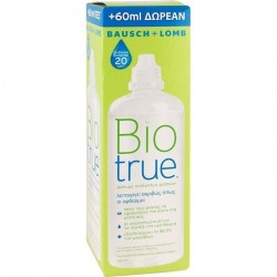 Bausch & Lomb Biotrue Υγρό Φακών Επαφής Πολλαπλών Χρήσεων 300ml & ΔΩΡΟ 60ml