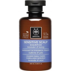 APIVITA - PROPOLINE Shampoo for Sensitive Scalp with honey & lavender 250ml