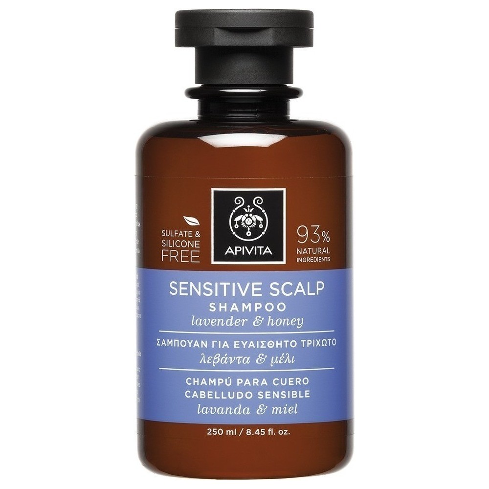 Apivita Sensitive Scalp Σαμπουάν για Ευαίσθητο Τριχωτό με μέλι & λεβάντα 250ml
