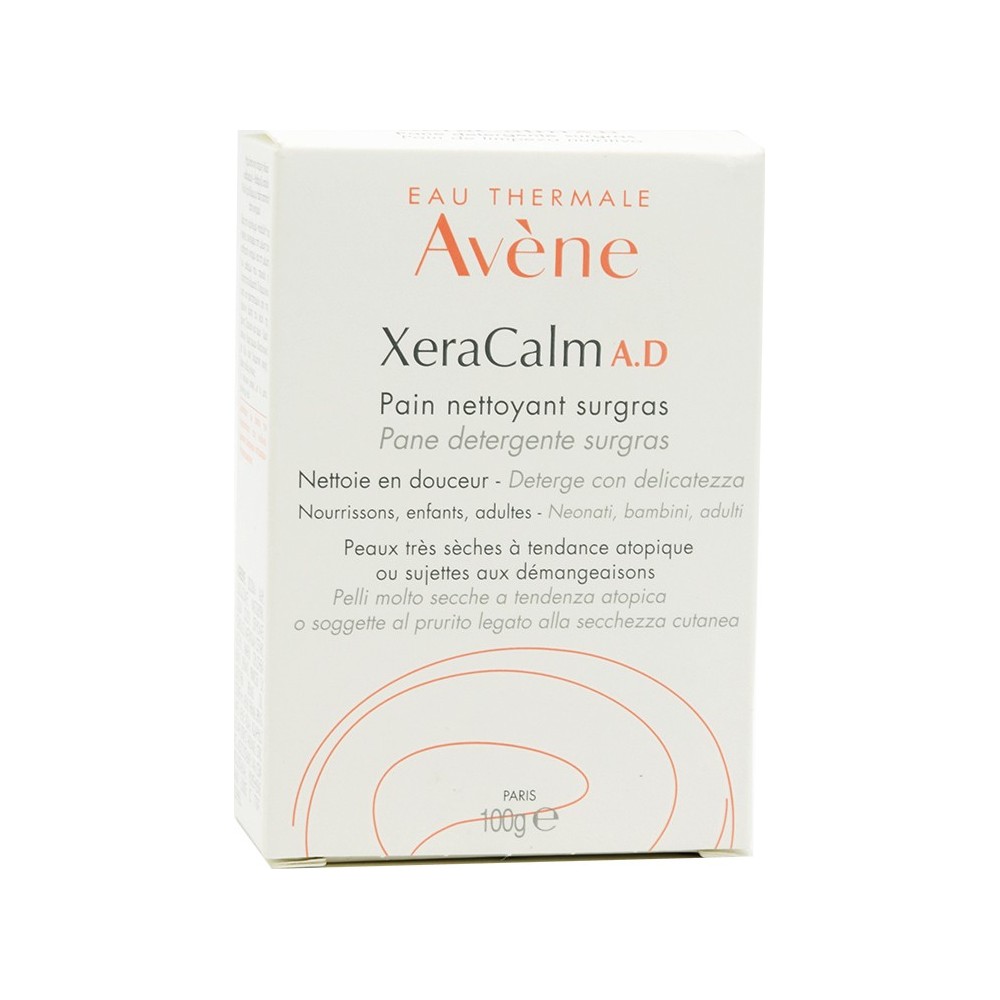 Avene Eau Thermale Xeracalm A.D. Relipidante Υπερλιπαντική Στερεά Πλάκα Σαπουνιού 100gr