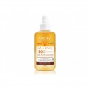 Vichy Ideal Soleil SPF30 Νερό Προστασίας Από τον Ήλιο με Βήτα Καροτίνη, Λαμπερό Μαύρισμα 200ml