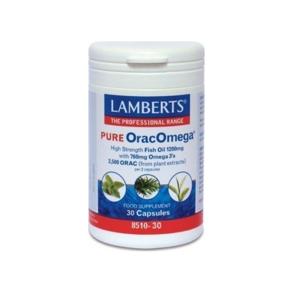 Lamberts - Pure Orac Omega, 30 / 120 caps (Ω3) - 30 CAPS Lamberts - Pure Orac Omega, 30 / 120 caps (Ω3) - 30 CAPS
